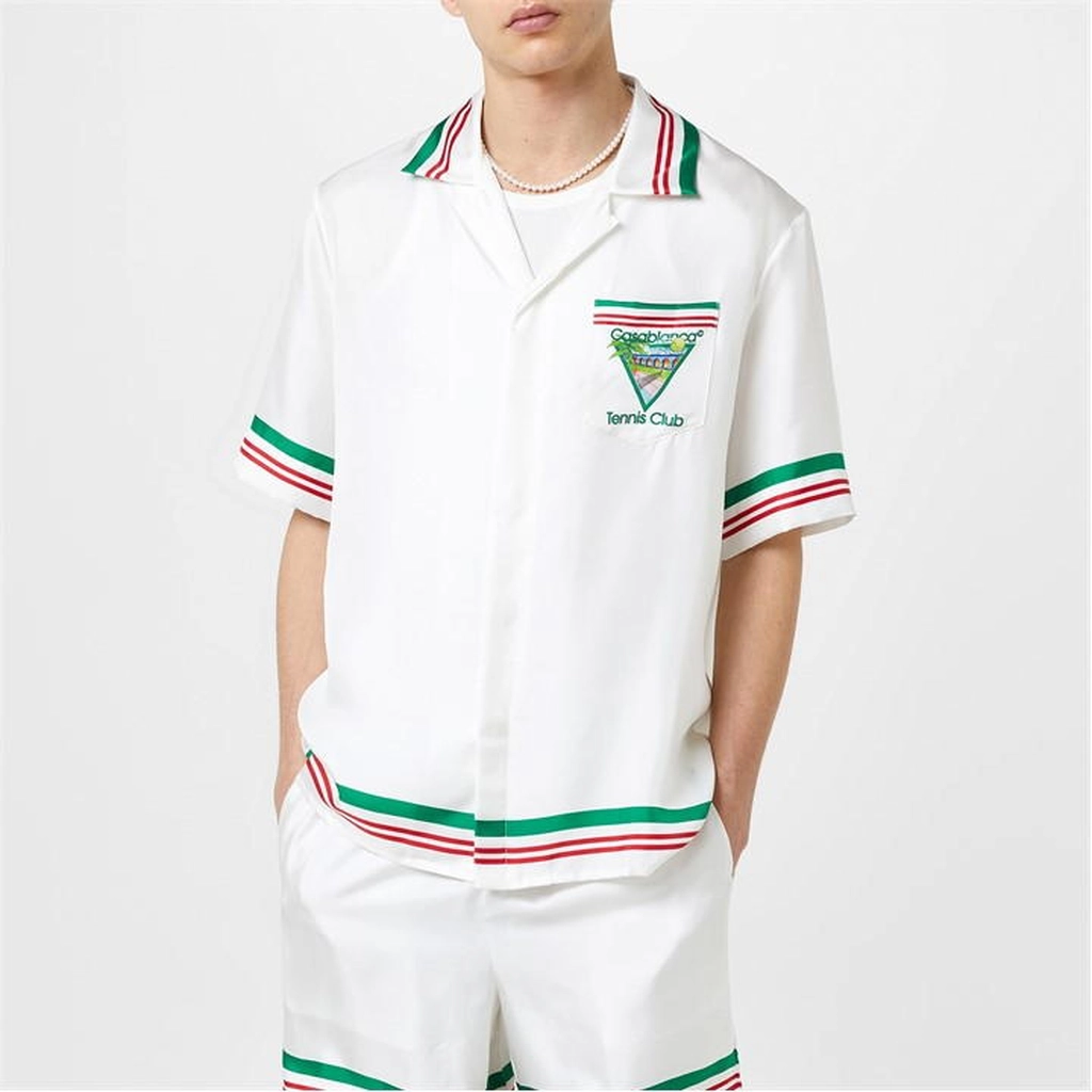 Casablanca Tennis Club Shirt - White