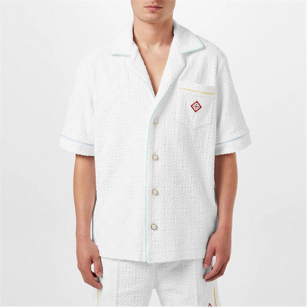 Casablanca Casa Mono Towl Shirt Sn44 - White