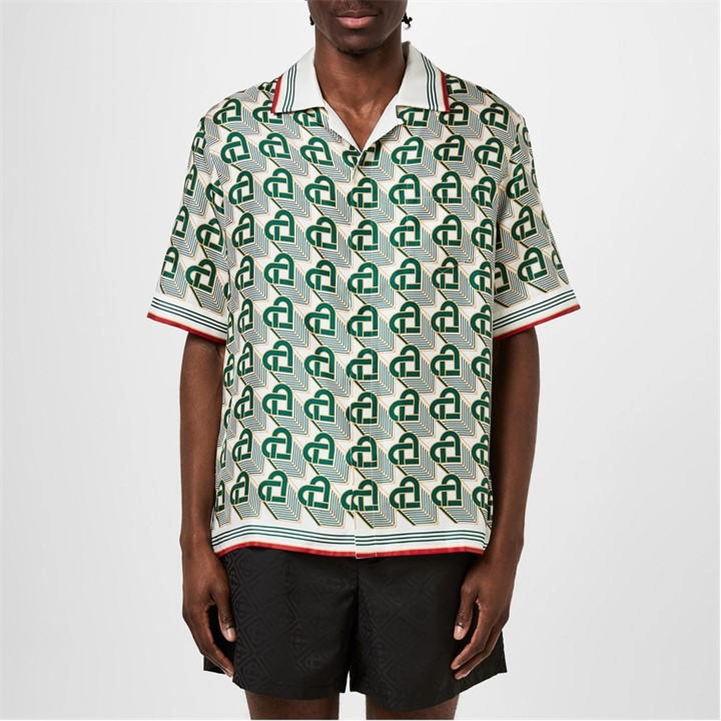 Casablanca Heart Monogram Shirt - Green