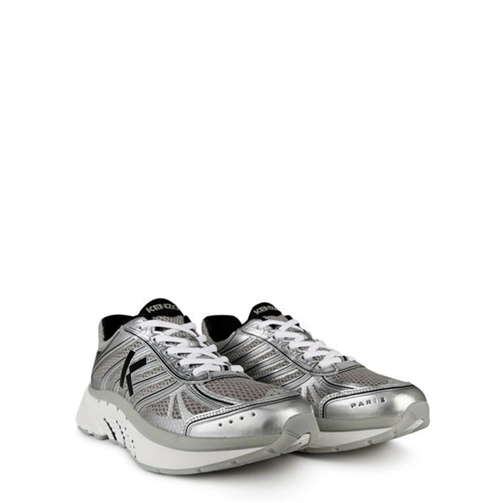 Kenzo Pace Low Trainers - Silver