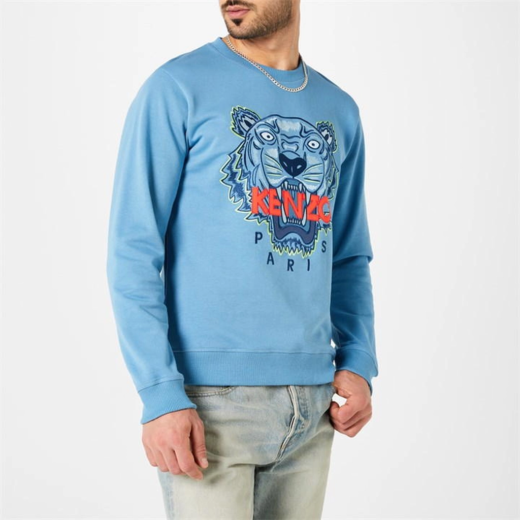Kenzo Classic Tiger Head Sweatshirt - Blue