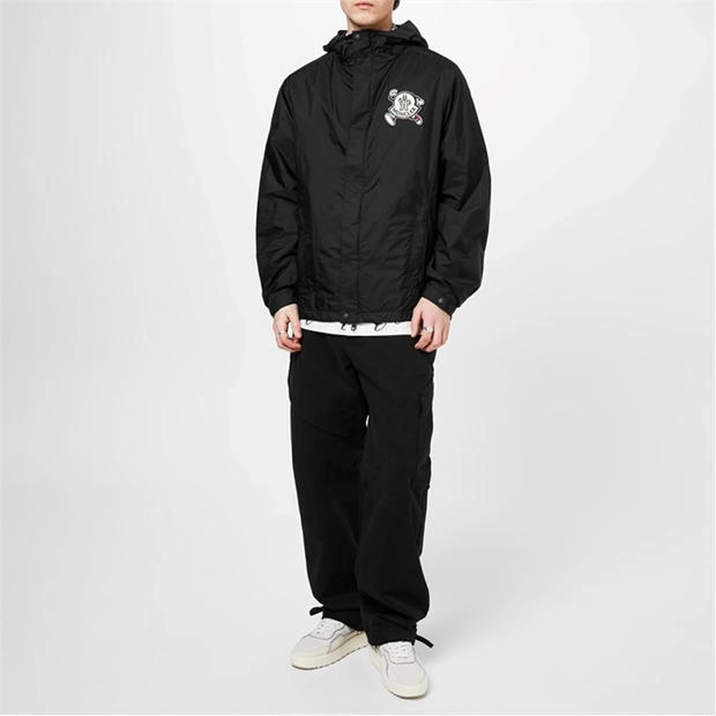 Moncler Guiers Rain Jacket - Black