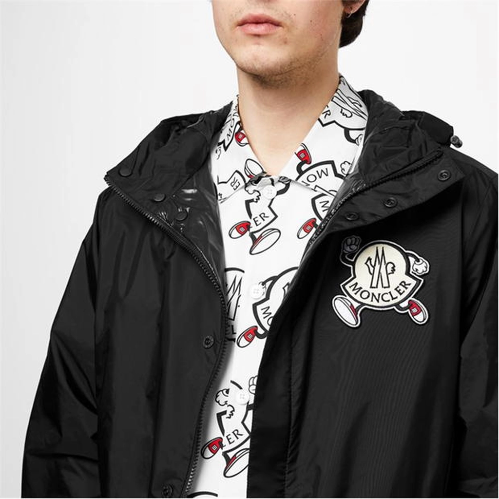 Moncler Guiers Rain Jacket - Black