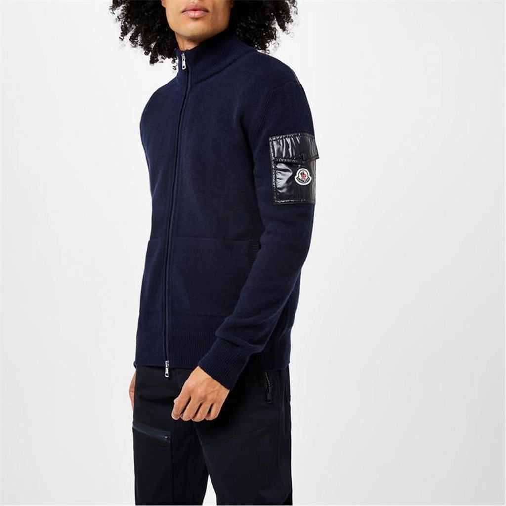 Moncler Knit Cardi Sn34 - Blue