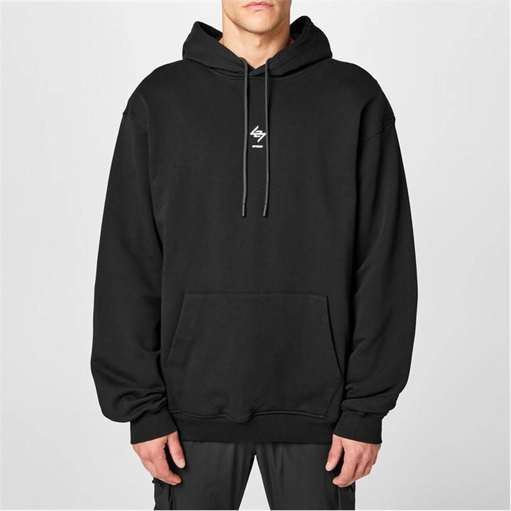 Represent 247 Oversized Hoodie - Black