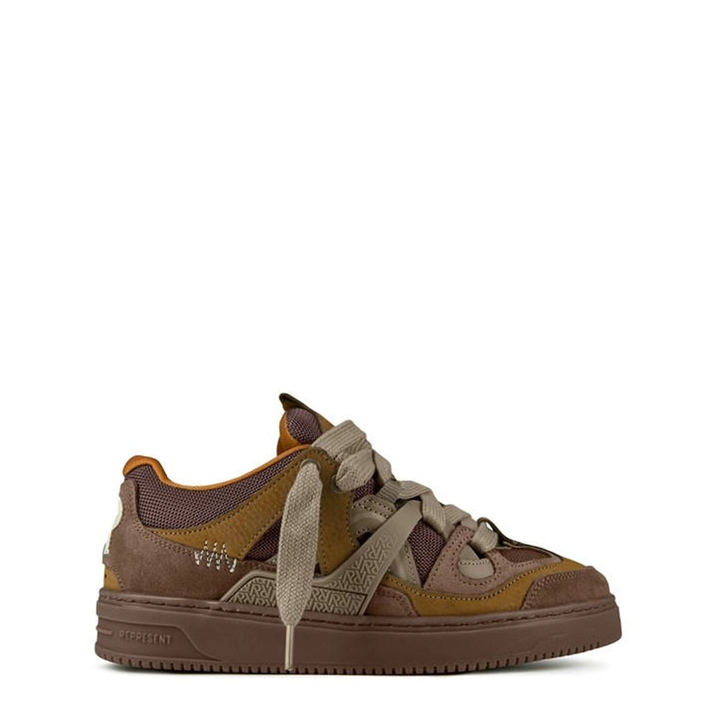 Represent Bully Panelled Canvas Sneakers - Beige
