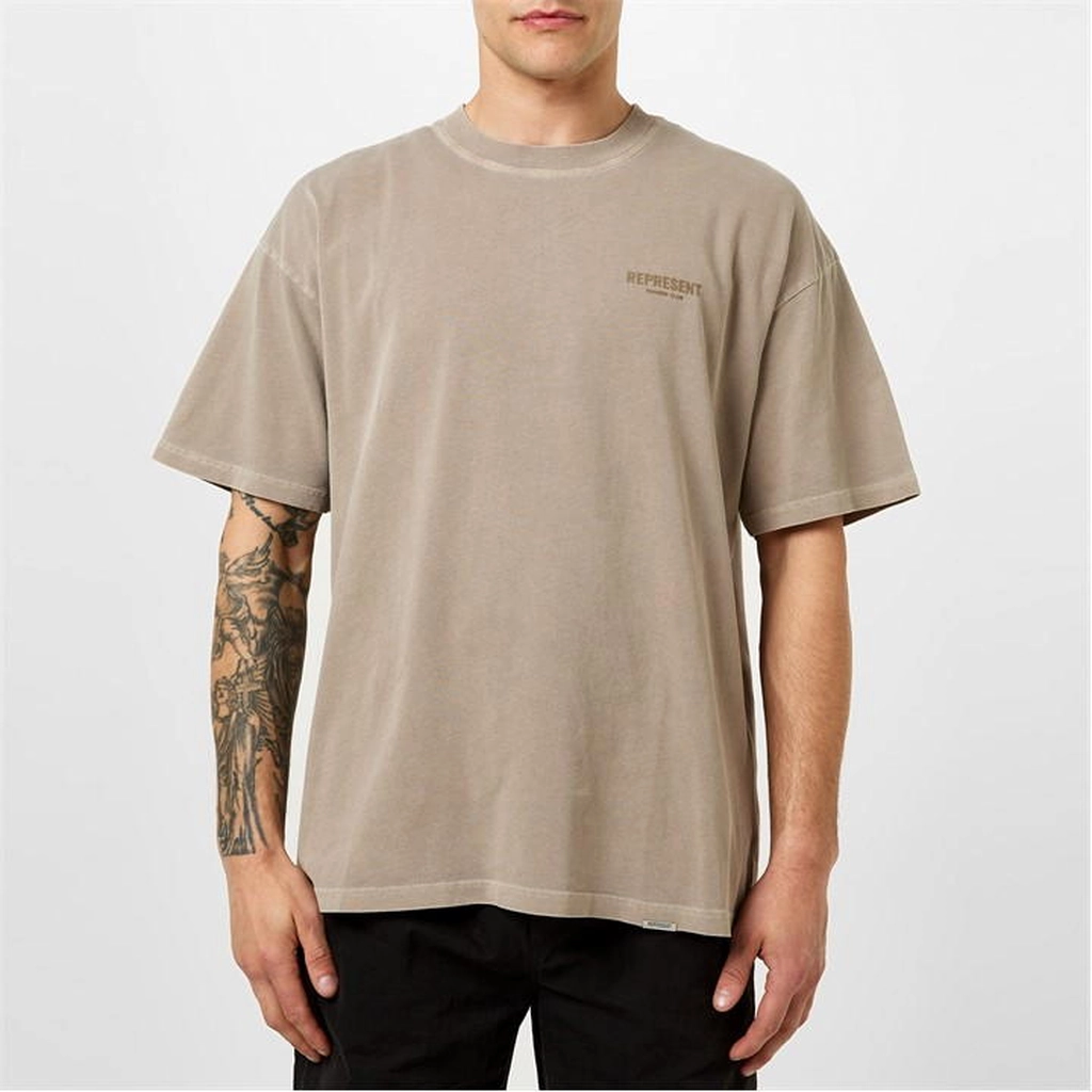 Represent Owners Club T-Shirt - Beige
