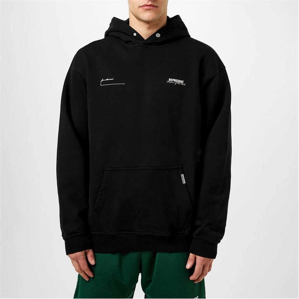 Represent Patron Of The Club Hoodie - Black