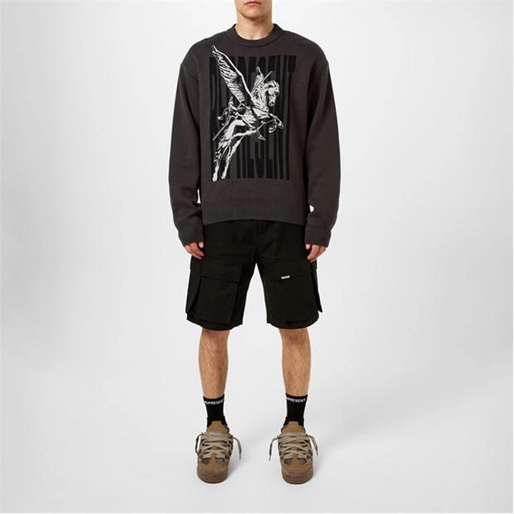 Represent Spirits Mascot Printed Jumper - Brown