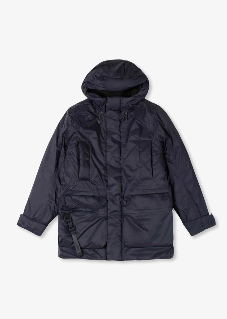 RAINS Mens Vardo Parka W4T4 In Navy Mens Clothing