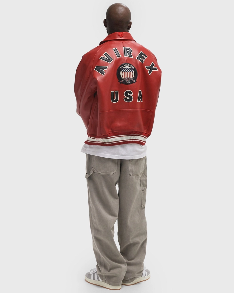 Avirex ICON JACKET men Bomber Jackets red in