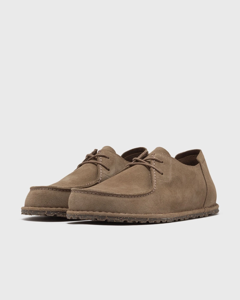 Birkenstock Utti Lace Suede Leather men Casual Shoes brown in
