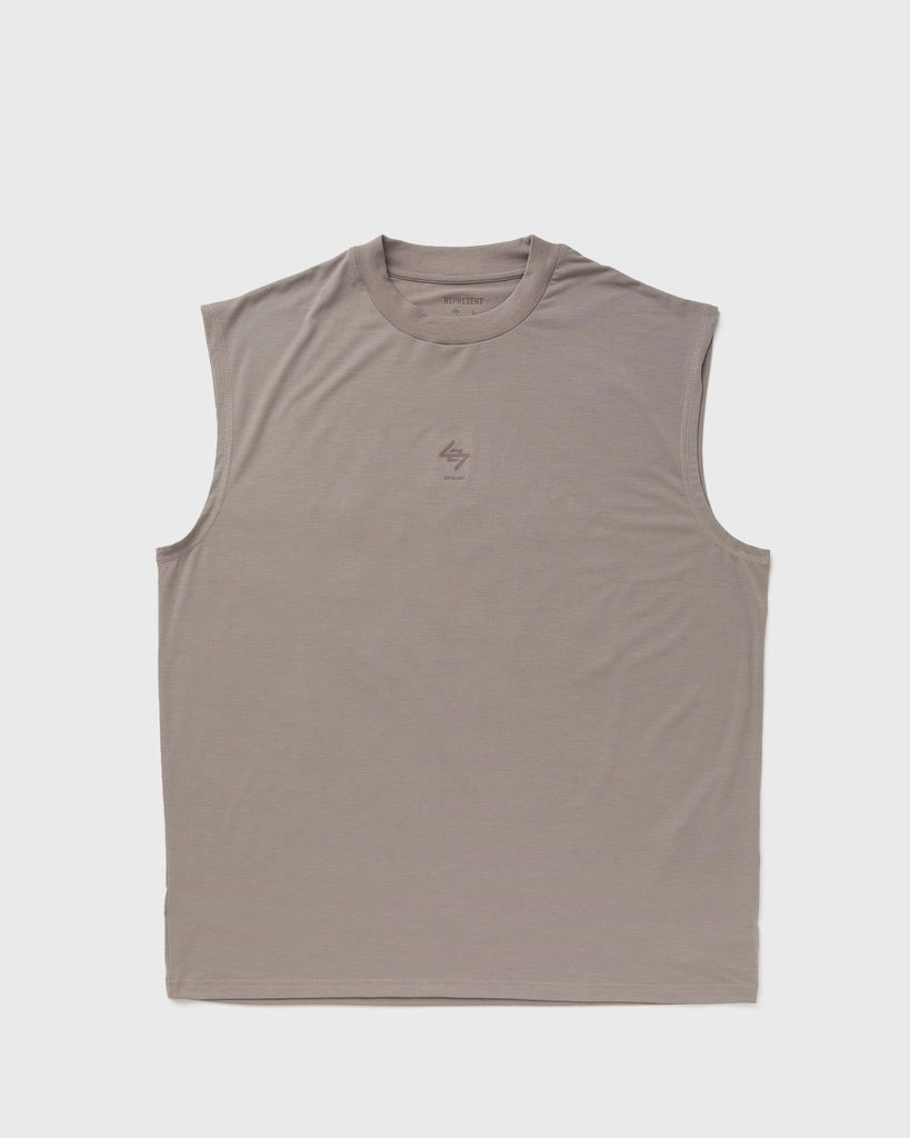 Represent 247 OVERSIZED TANK men Tank Tops grey in