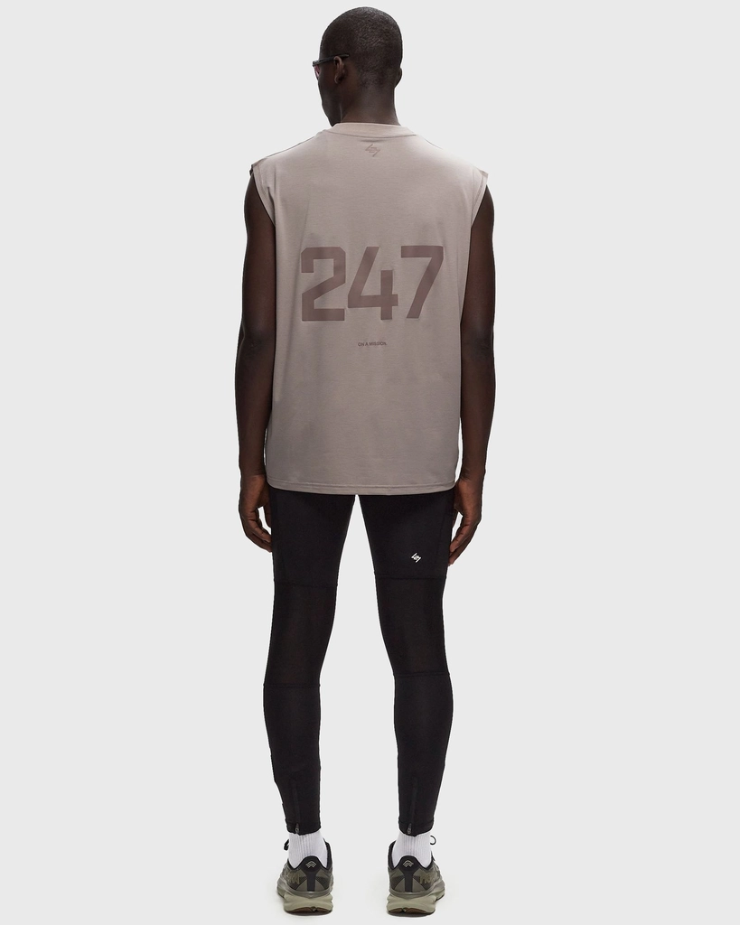 Represent 247 OVERSIZED TANK men Tank Tops grey in