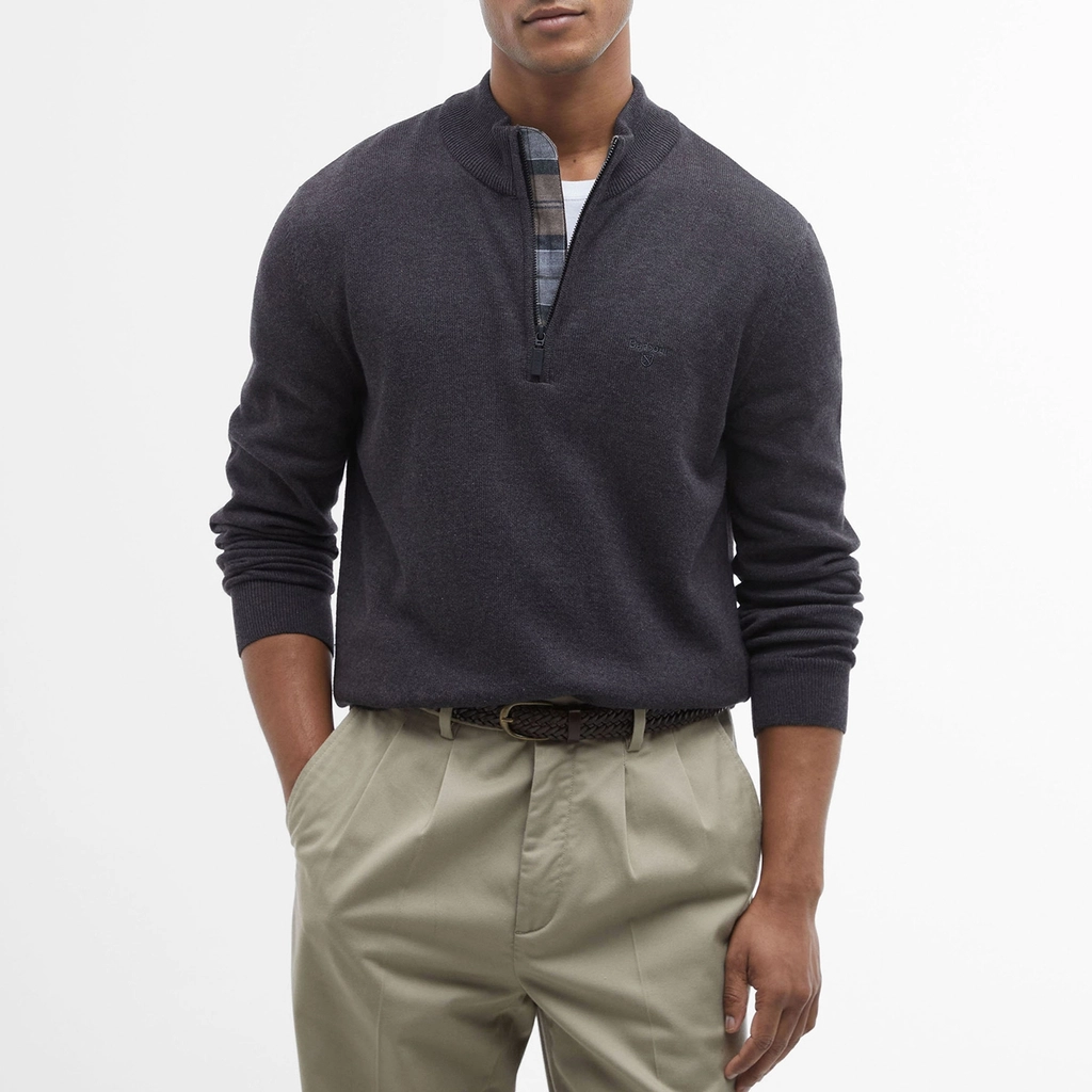 Barbour Avoch Cotton Knit Jumper - M