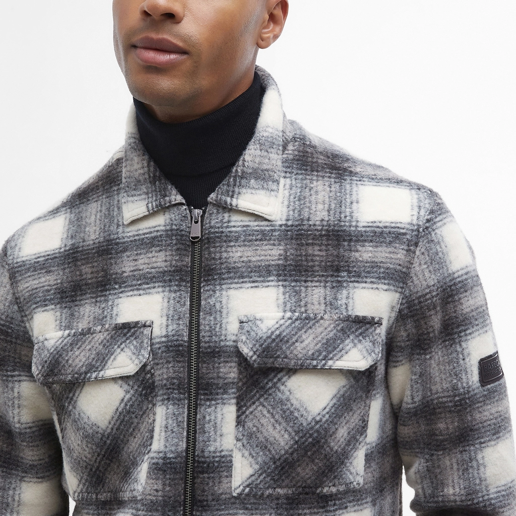 Barbour Clayton Brushed Fleece Overshirt - L