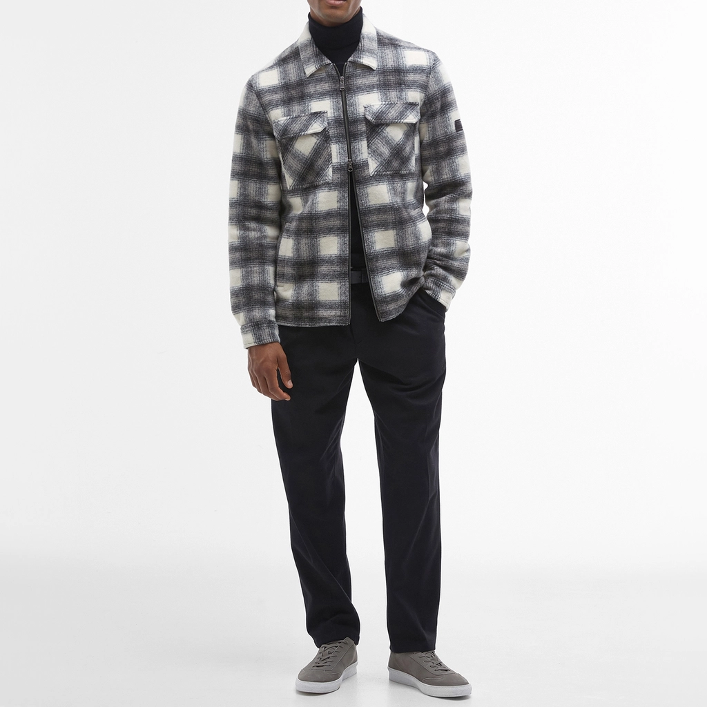 Barbour Clayton Brushed Fleece Overshirt - L
