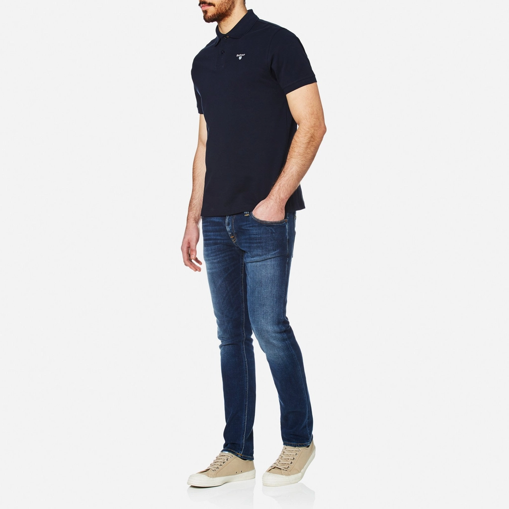 Barbour Men's Sports Polo Shirt - New Navy - L