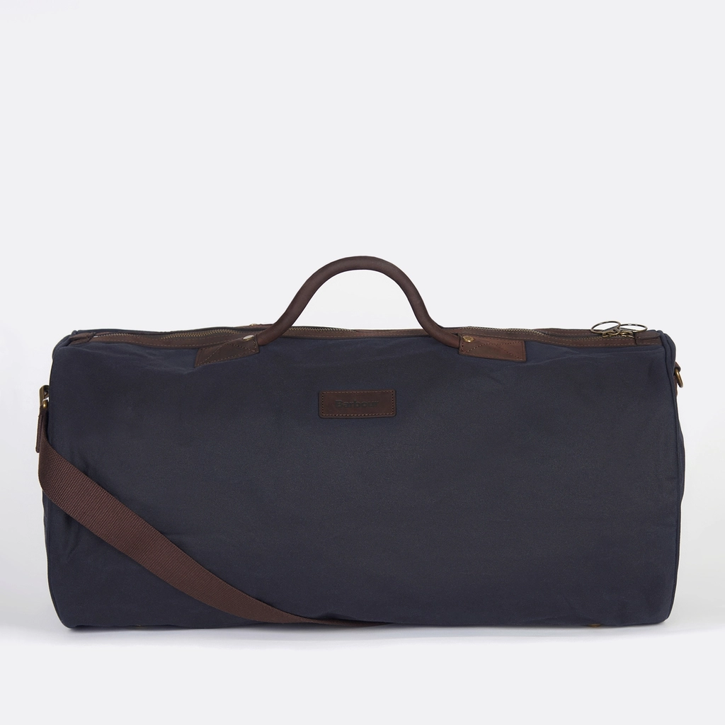 Barbour Men's Wax Holdall Bag - Navy