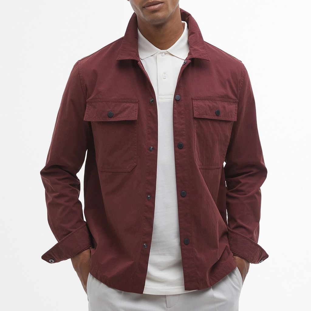 Barbour Rocco Brushed Canvas Overshirt - XL