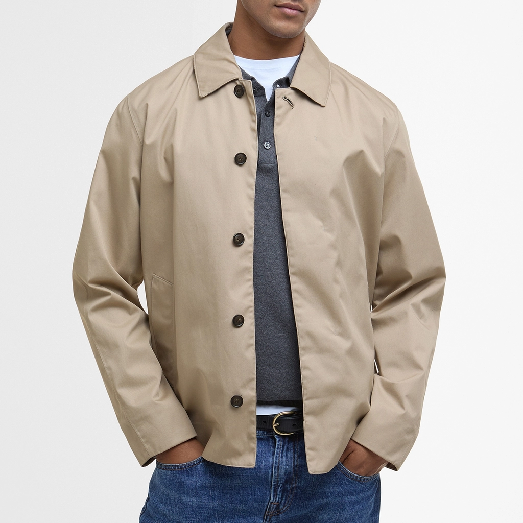 Barbour Short Rokig Waterproof Canvas Jacket - L