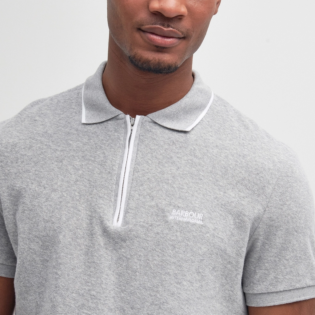 Barbour Wilton Cotton-Terry Polo Shirt - S