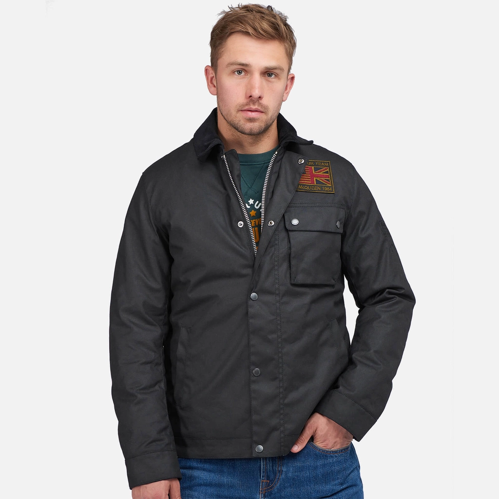 Barbour Workers Waxed Cotton Jacket - M