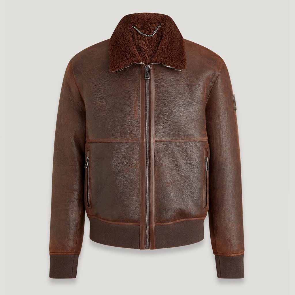 Belstaff Trace Shearling Jacket - XXL