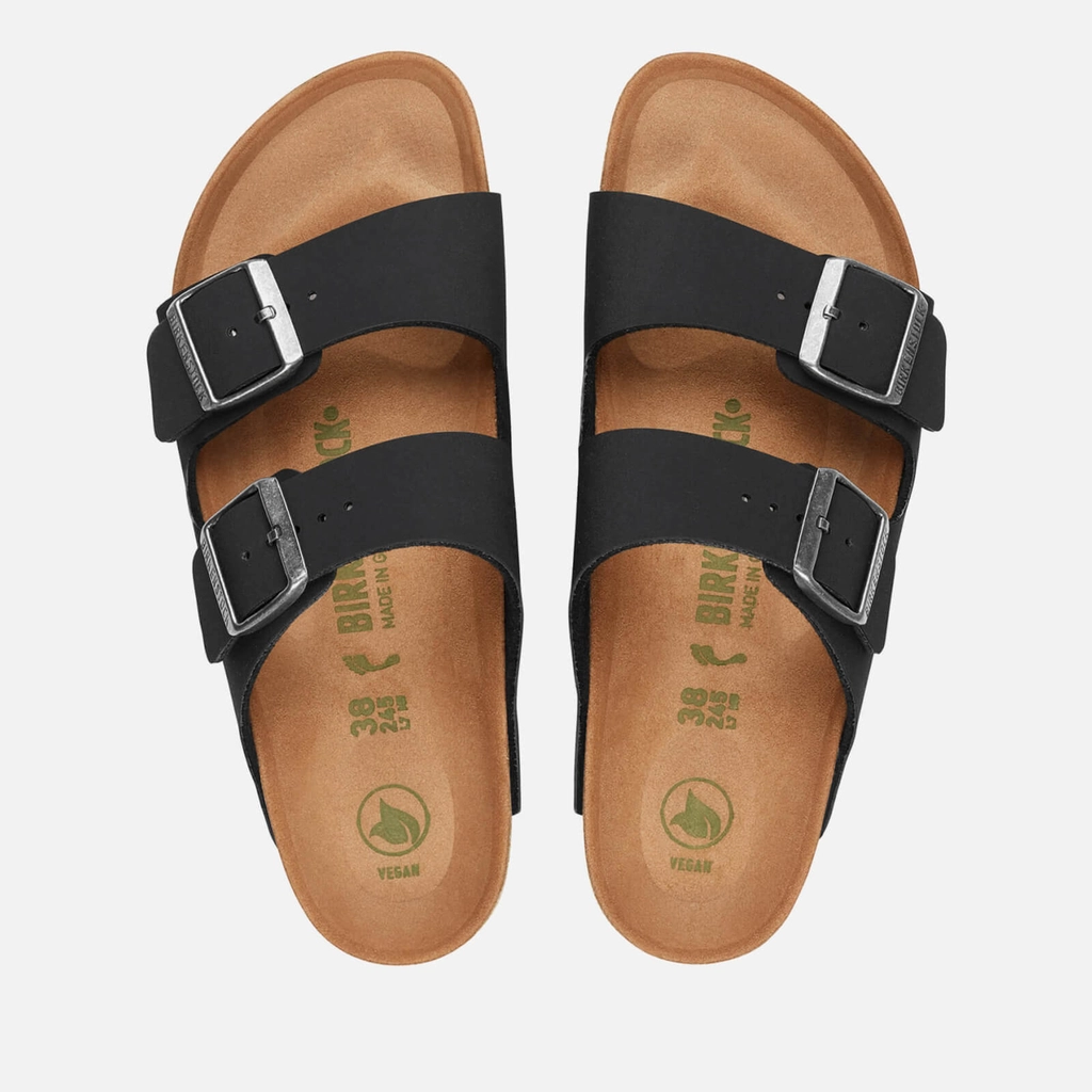 Birkenstock Men's Arizona Vegan Double Strap Sandals - Black - EU 44/UK 9.5