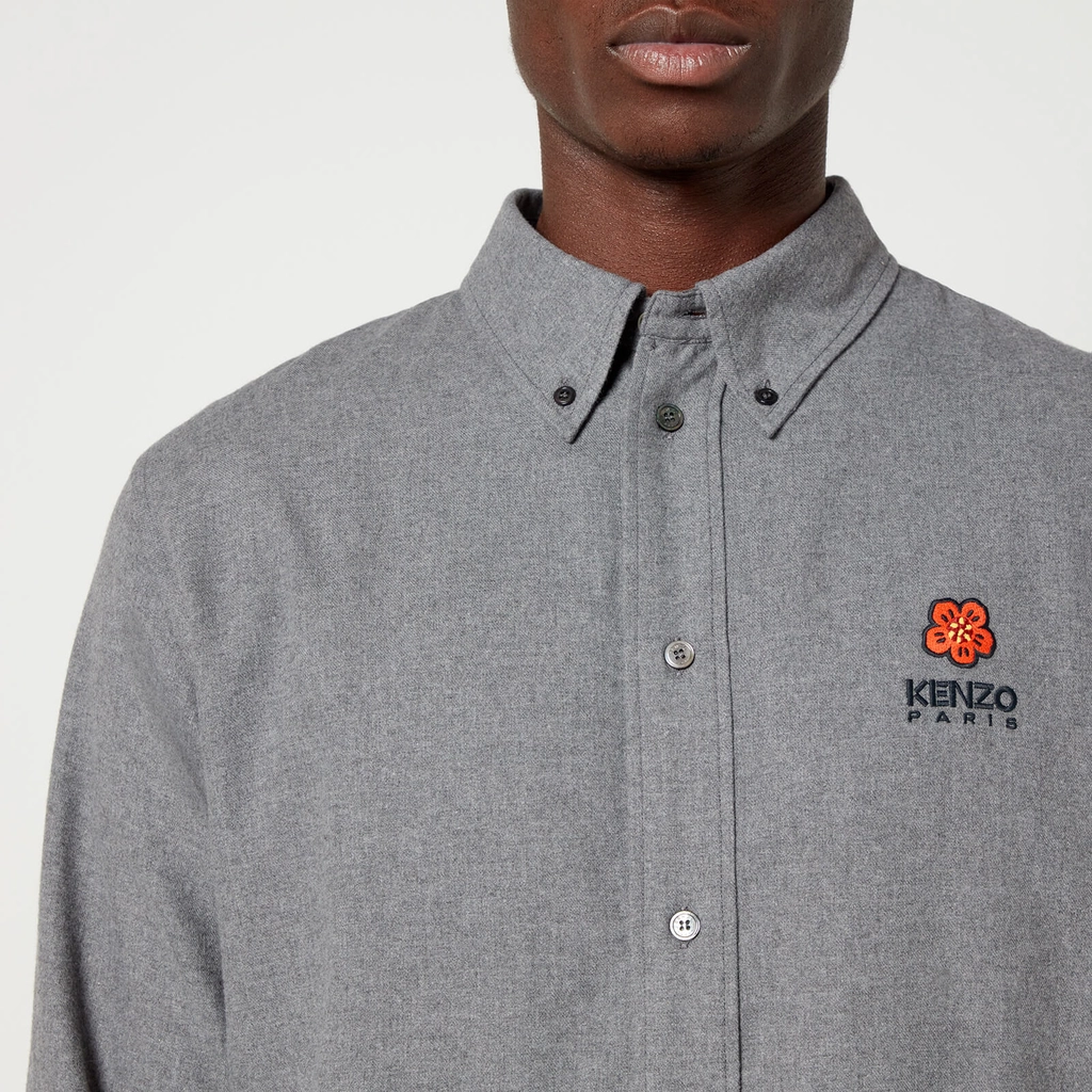 Kenzo Boke Crest Flannel Overshirt - S