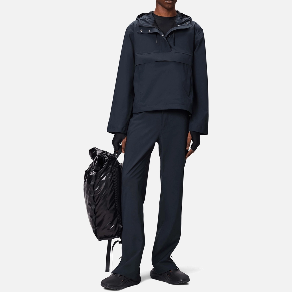 RAINS Suva Hardshell Matte Shell Short Anorak - M
