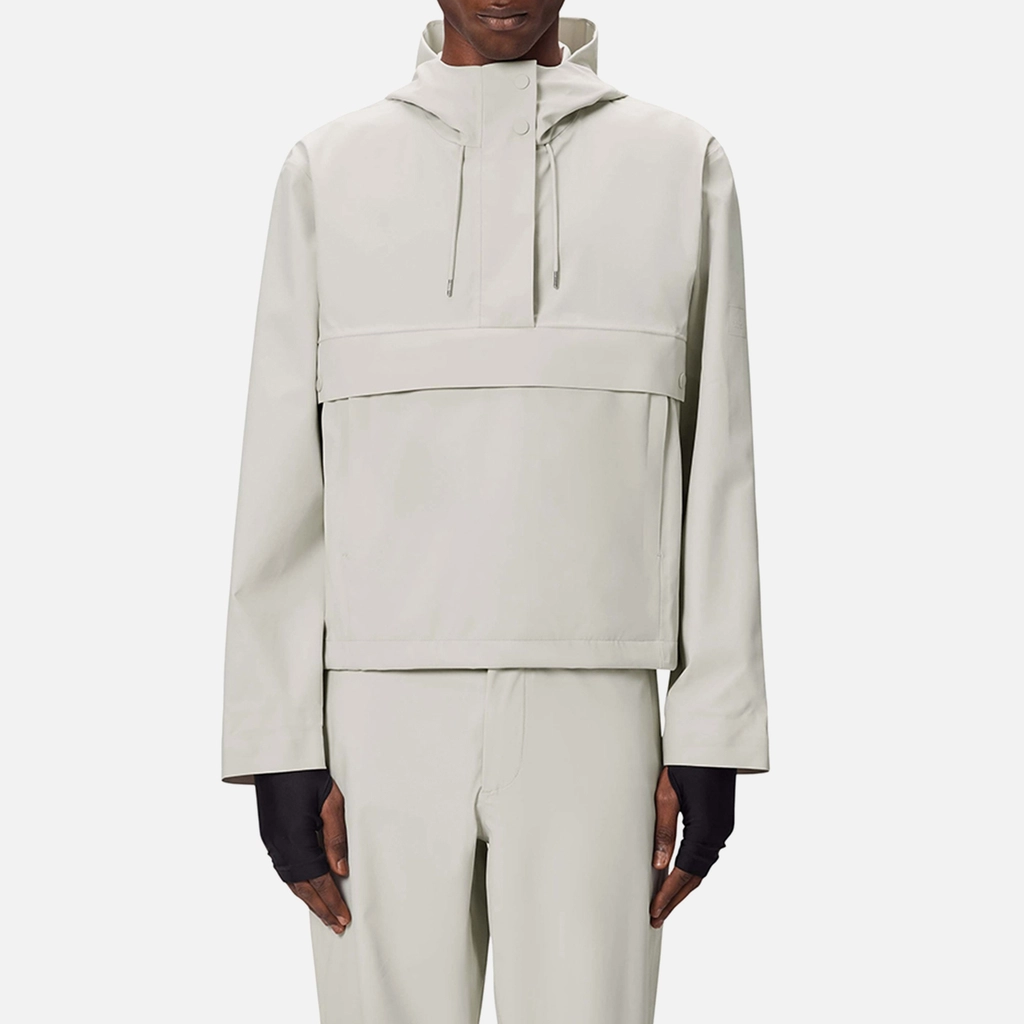 RAINS Suva Hardshell Matte Shell Short Anorak - M