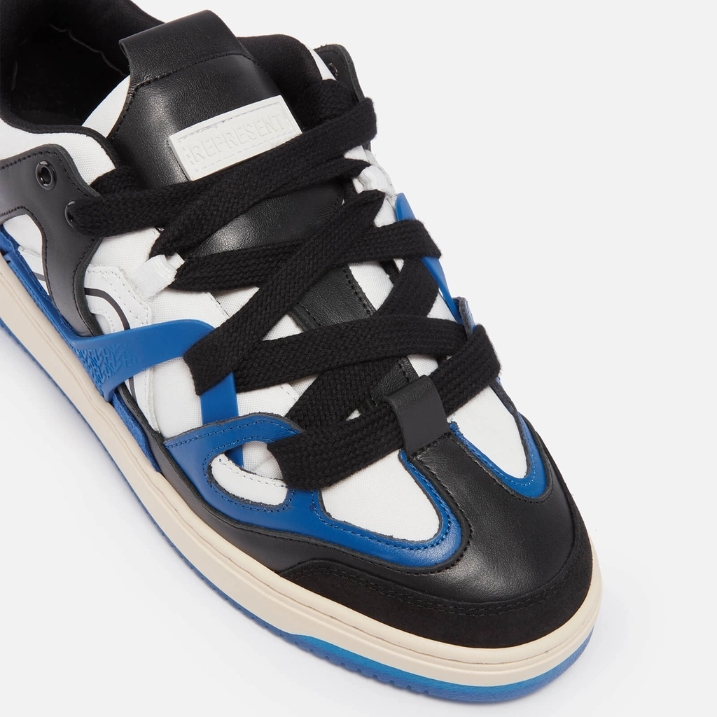 Represent Men's Bully Canvas and Leather Trainers - UK 10