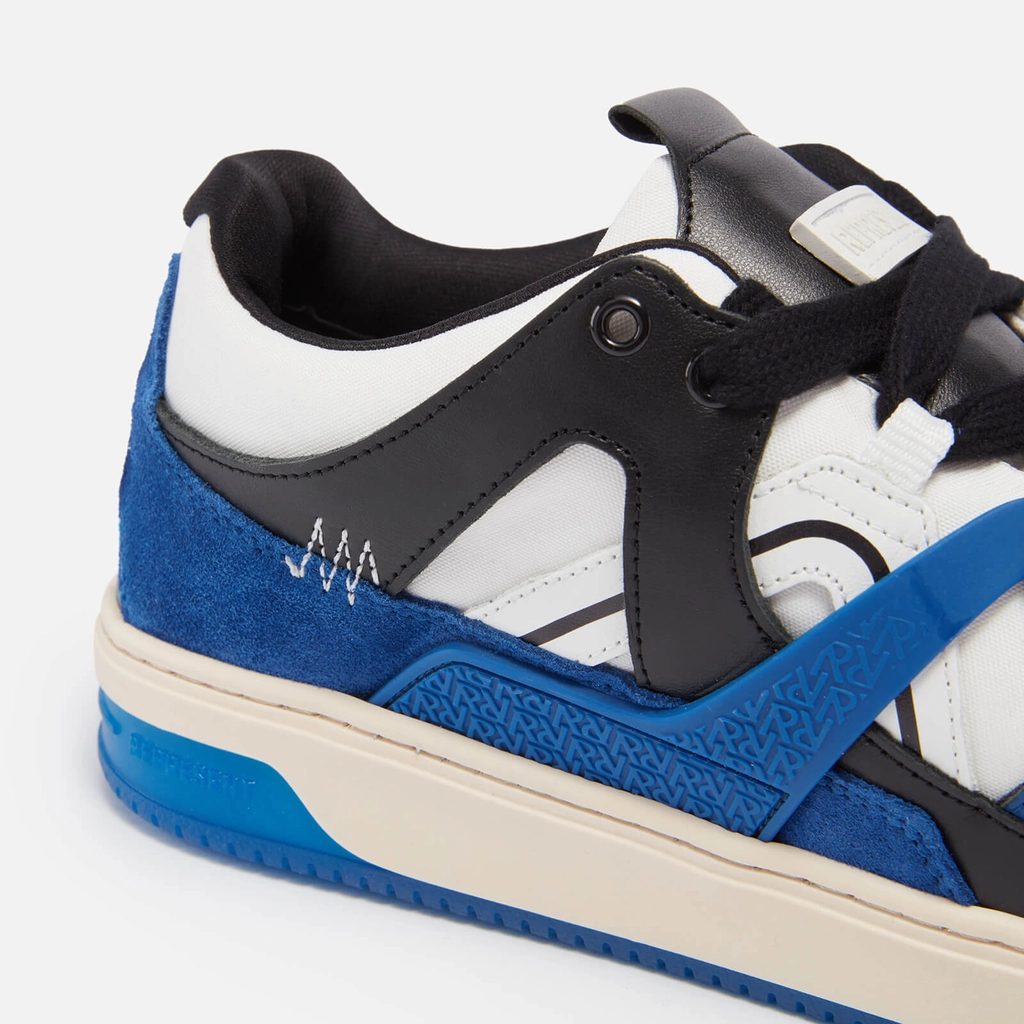 Represent Men's Bully Canvas and Leather Trainers - UK 10