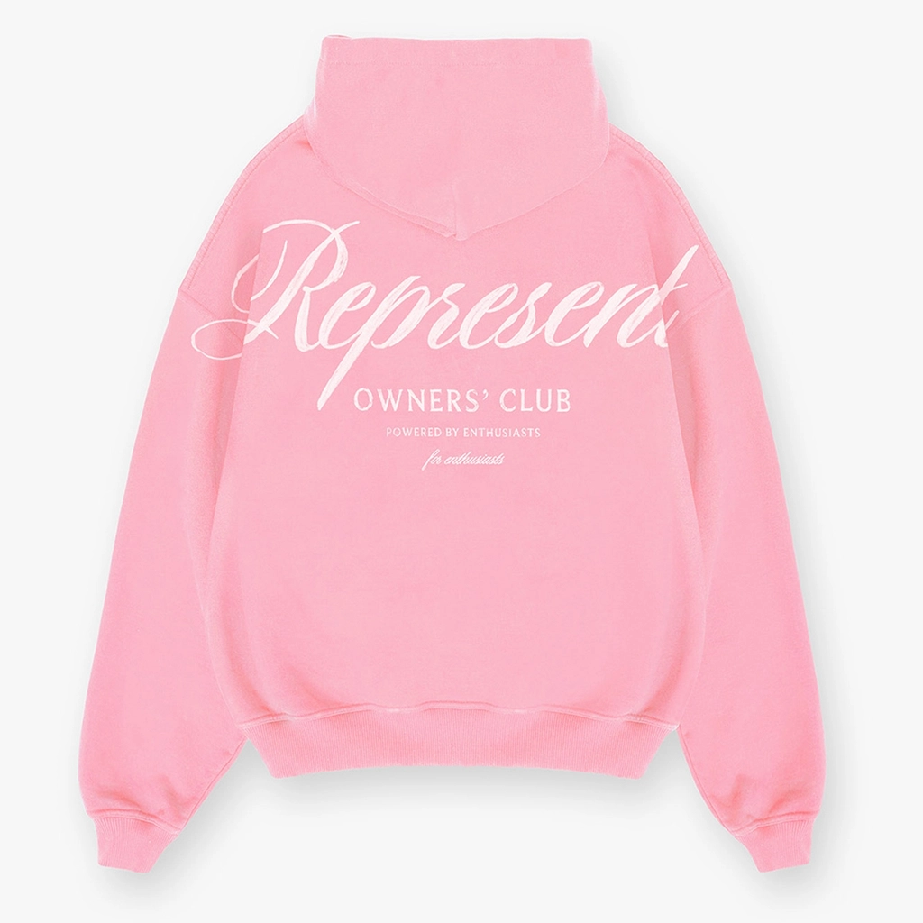 Represent Owner's Club Script Cotton-Jersey Hoodie - L