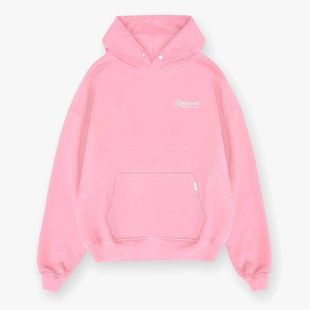 Represent Owner's Club Script Cotton-Jersey Hoodie - XXL