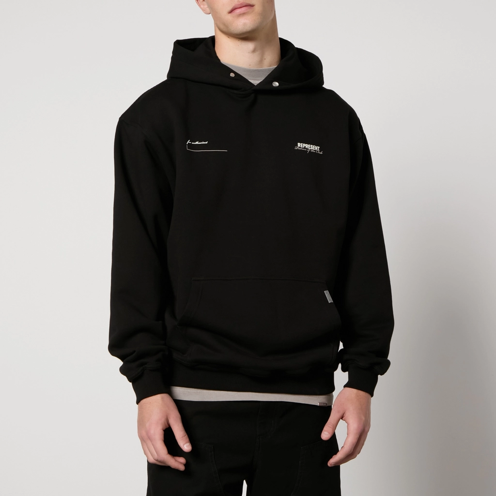 Represent Patron Of The Club Cotton-Jersey Hoodie - S
