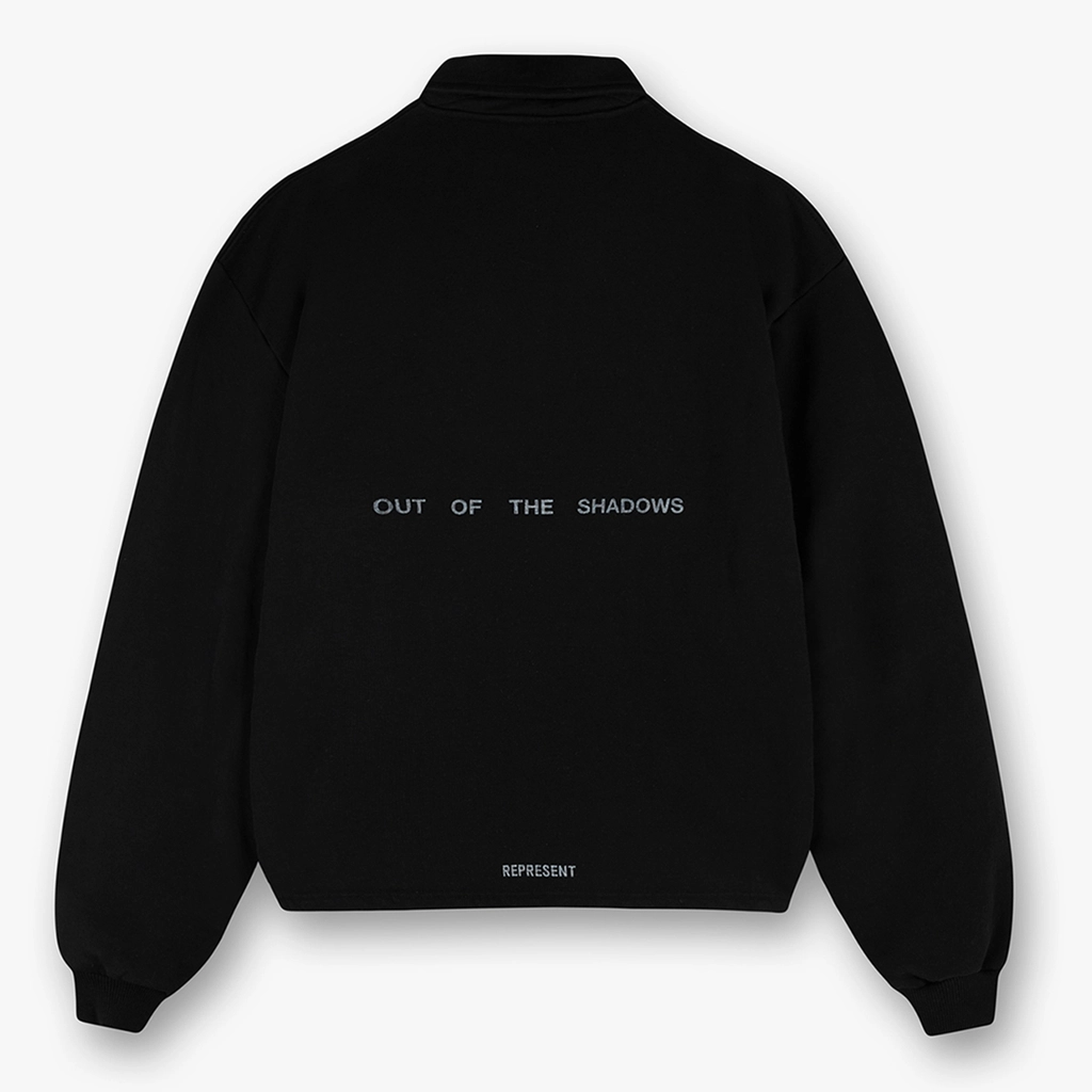 Represent Team Rep Cotton-Jersey Quarter-Zip Jumper - S