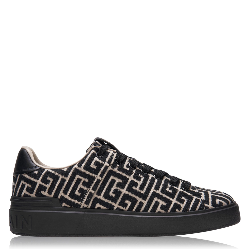 Balmain B Court Monogram - Noir/Ivoire