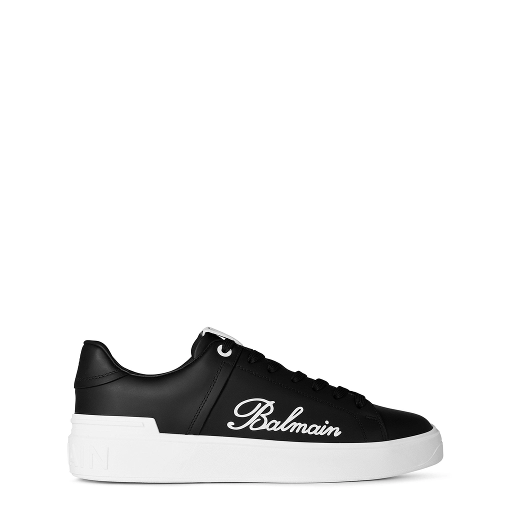 Balmain Embroidered Logo B Court - Noir 0PA
