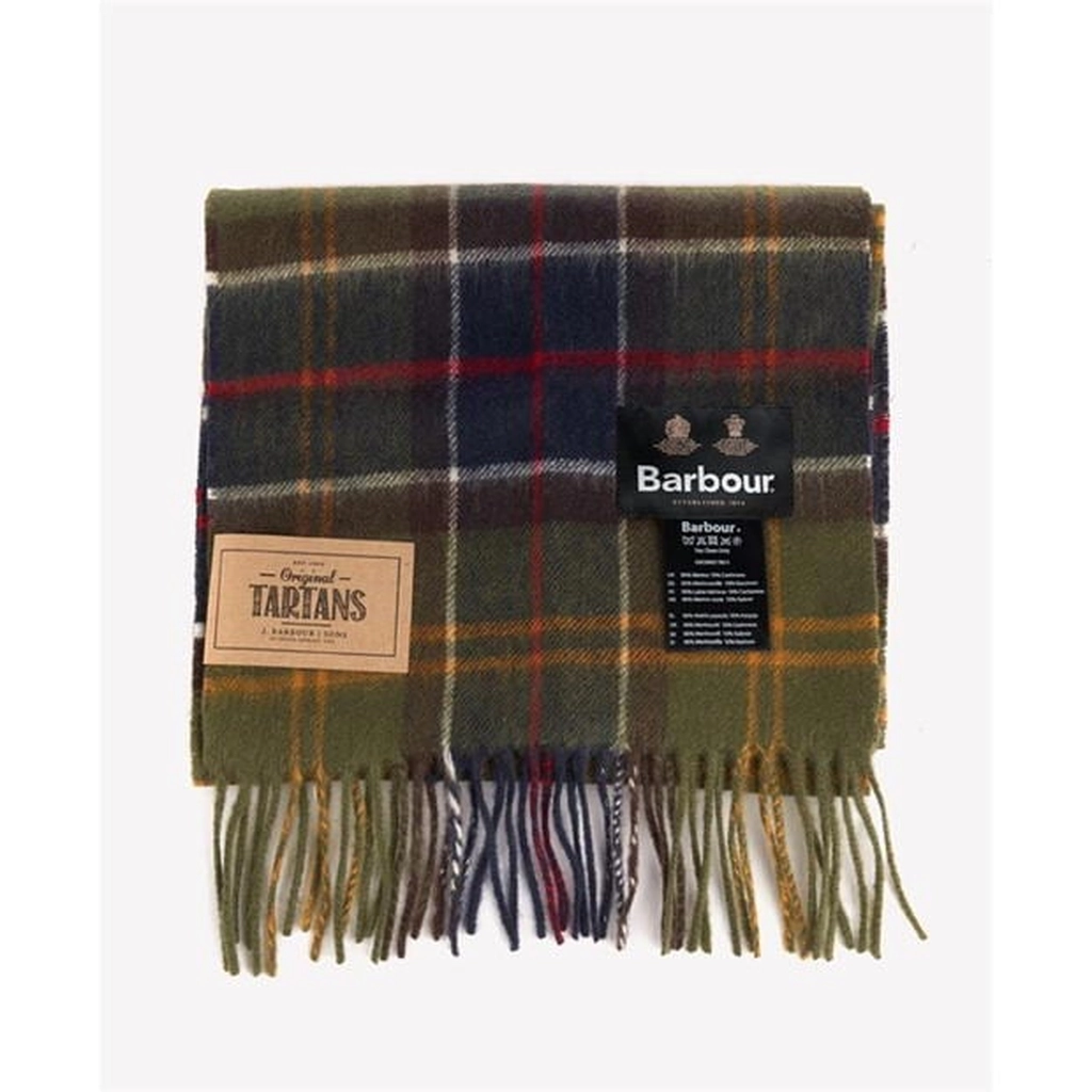 Barbour Tartan Scarf - Green