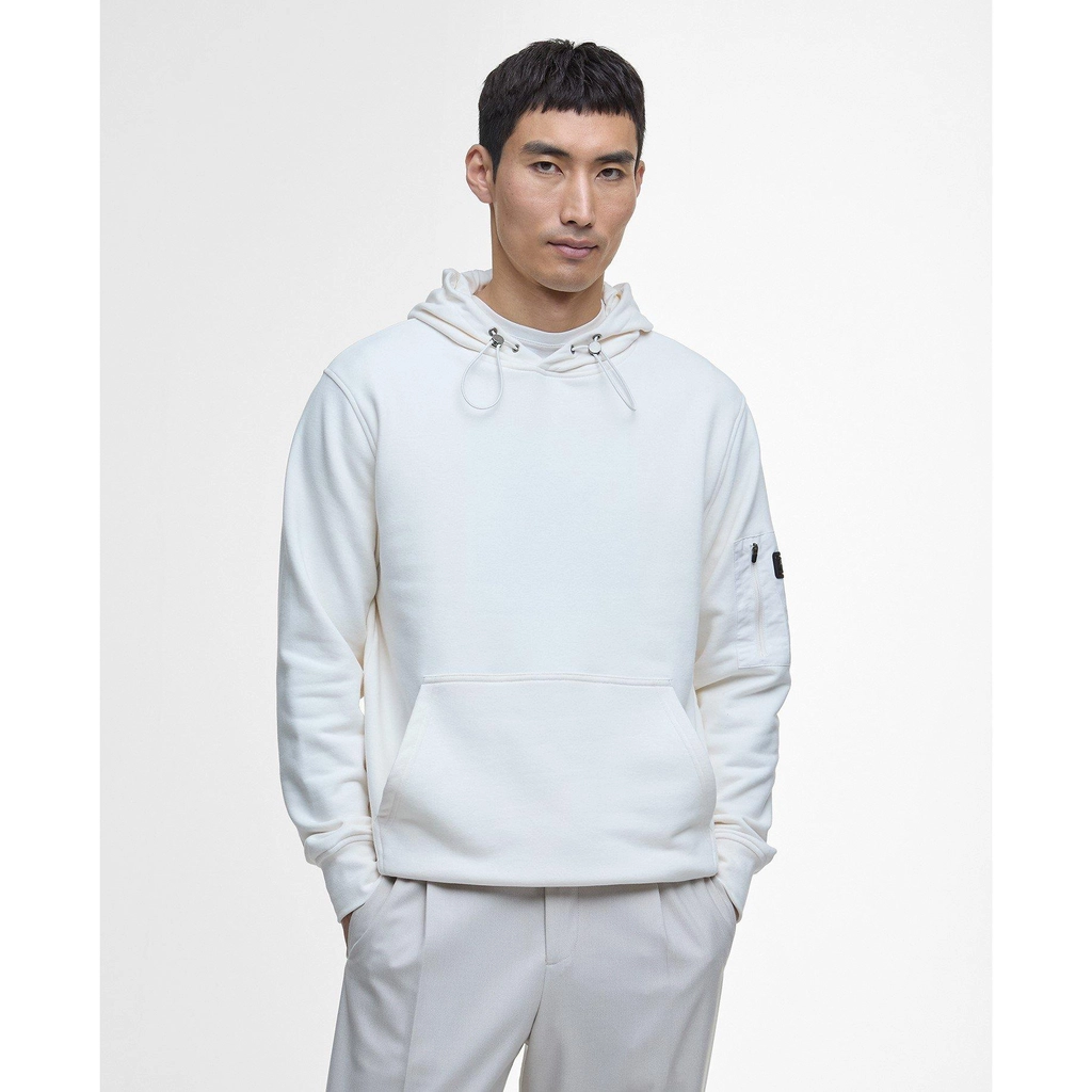 Barbour B.int Ewan Hoodie - Wspr White WH32