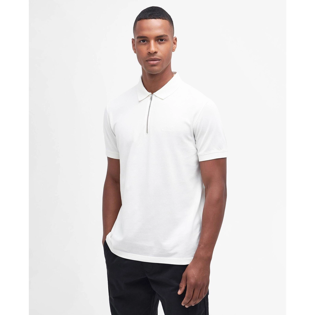 Barbour Cylinder Polo Shirt - Whisper White