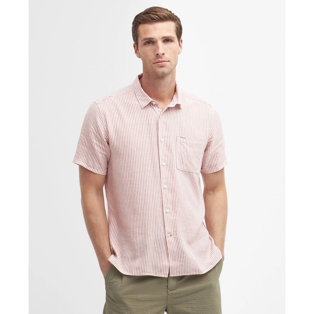 Barbour Deerpark Tailored Shirt - Pink Clay