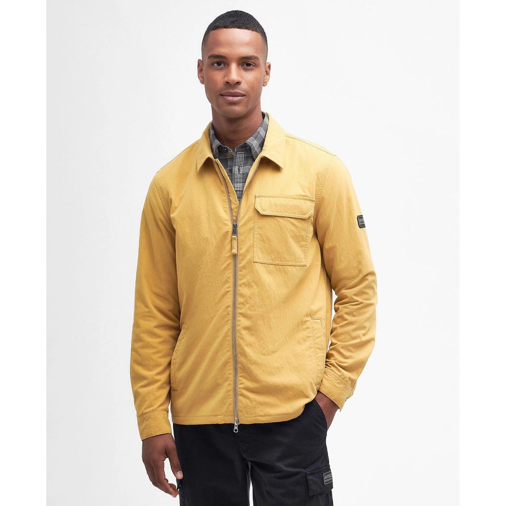Barbour Dome Overshirt - Mustard Gold