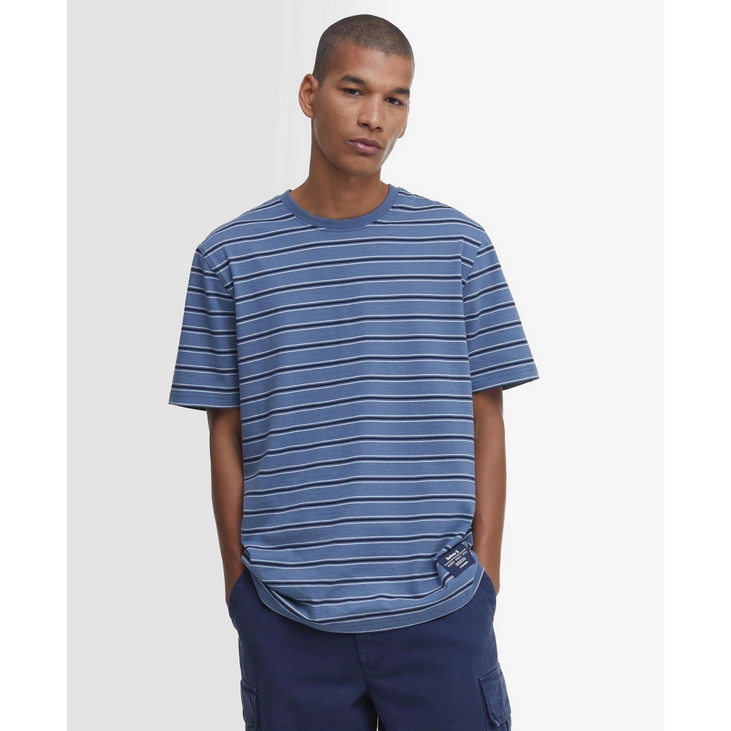 Barbour Elderslie Relaxed Striped T-Shirt - Navy NY91