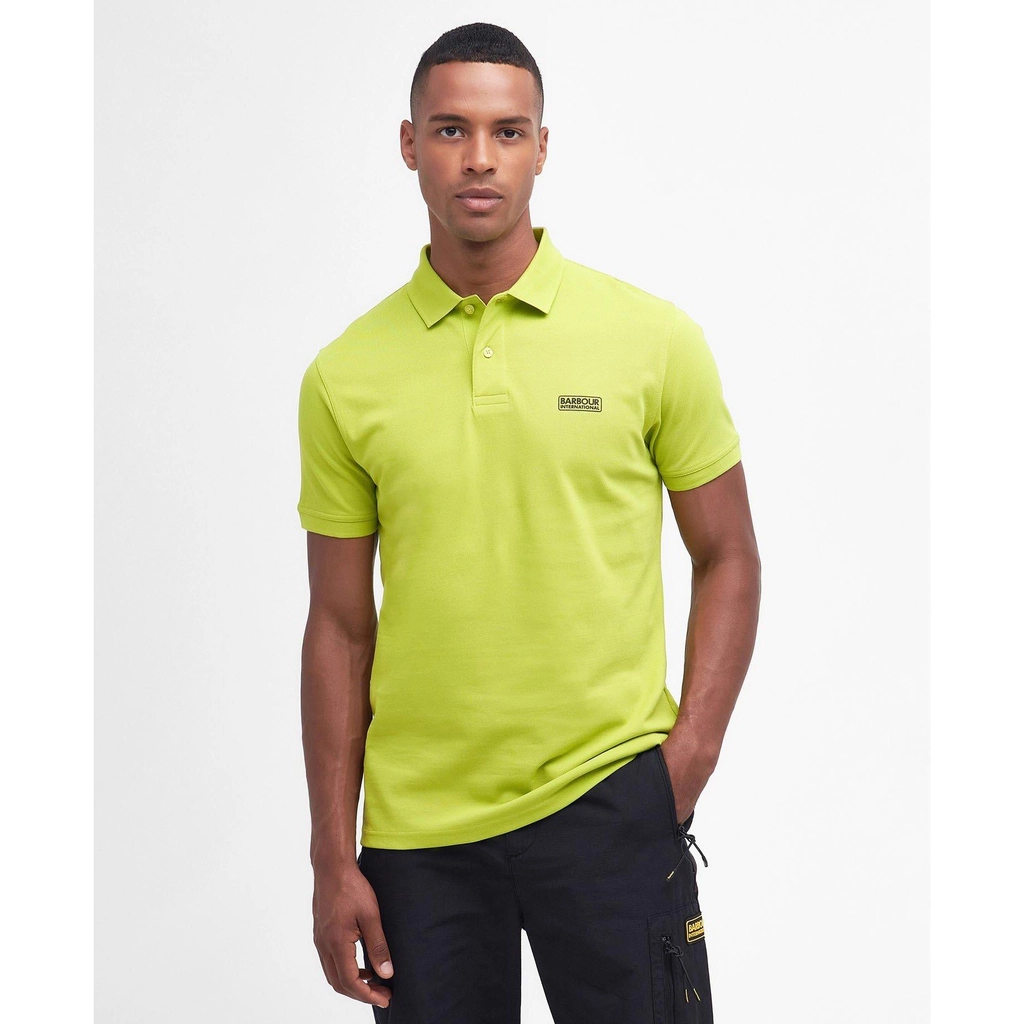 Barbour Essential Polo Shirt - Cyberlime