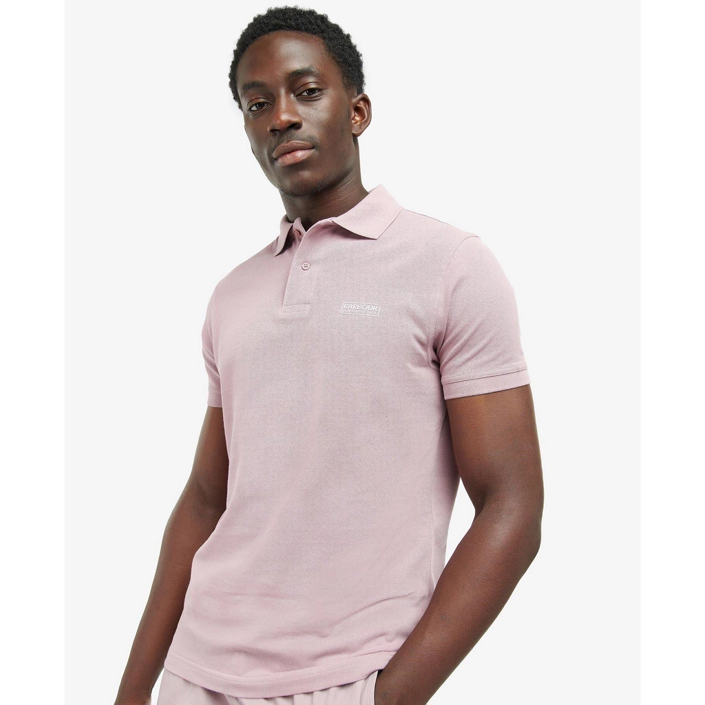 Barbour Essential Polo Shirt - Dk Thistle