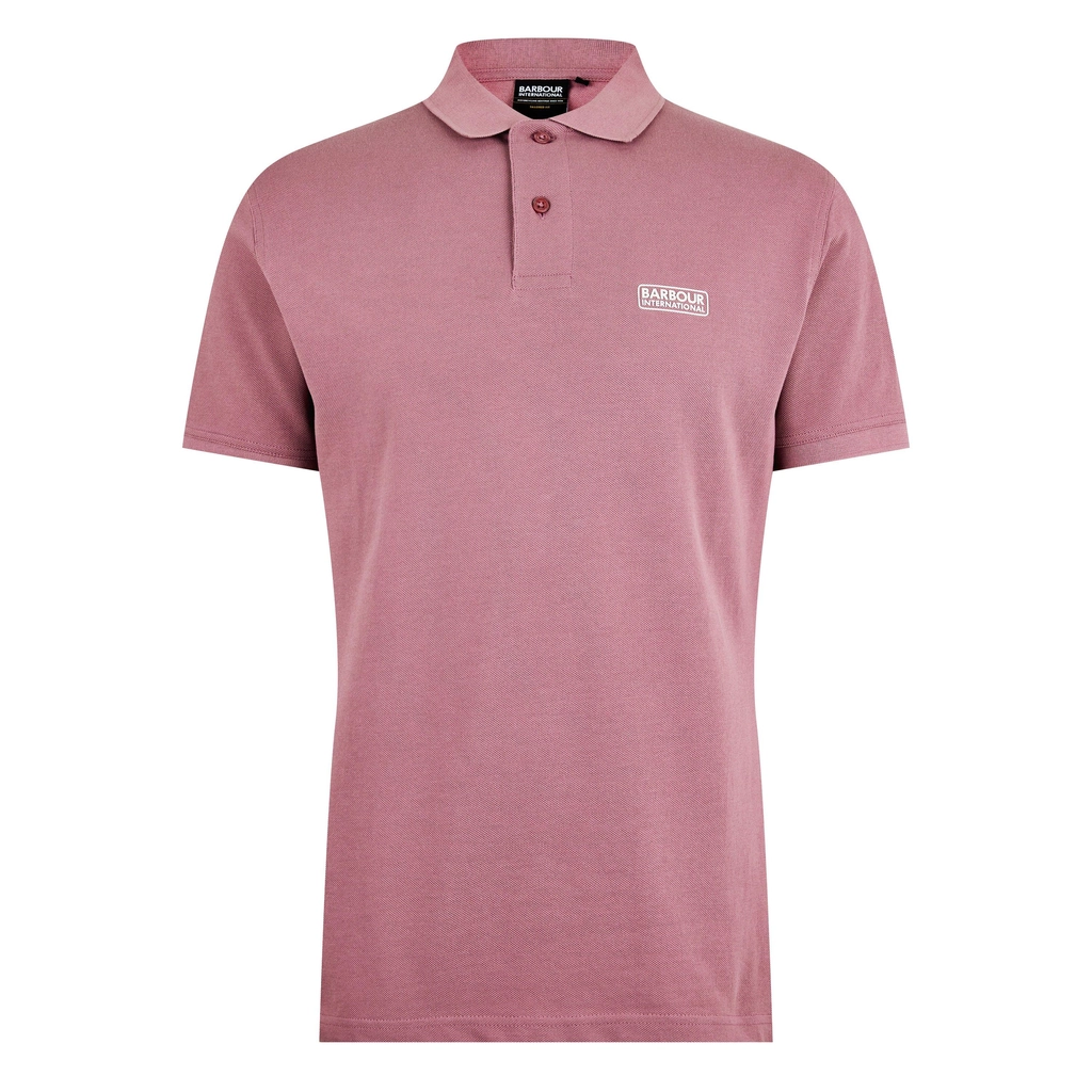 Barbour Essential Polo Shirt - Pink PI53