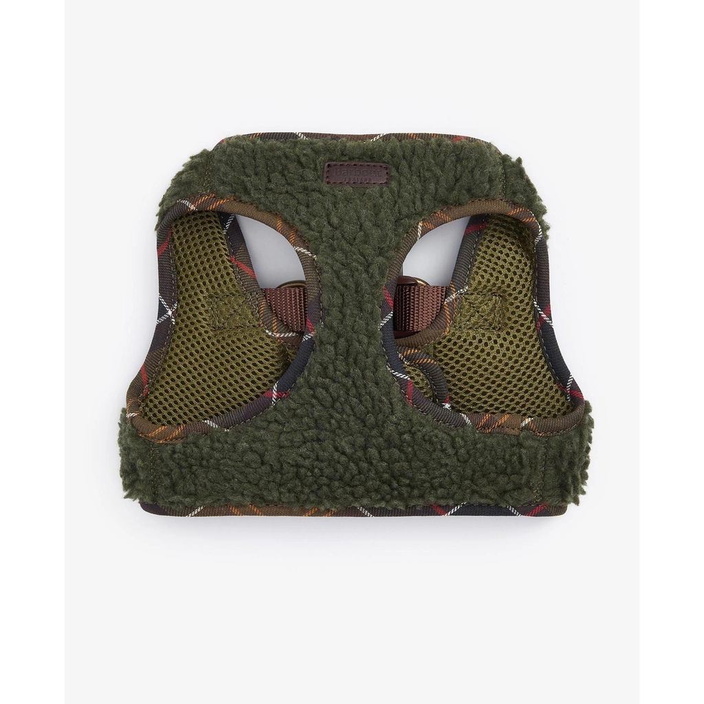 Barbour Fleece Dog Harness - Olive OL71